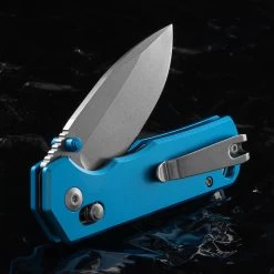 Magnum Rockstub Blue Elox Folding Knife -Professional Outdoor Equipment Store 01SC711.3 76911.1693830649