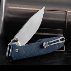 Magnum Deep Blue Canvas Folding Knife -Professional Outdoor Equipment Store 01SC714.3 84279.1693831655