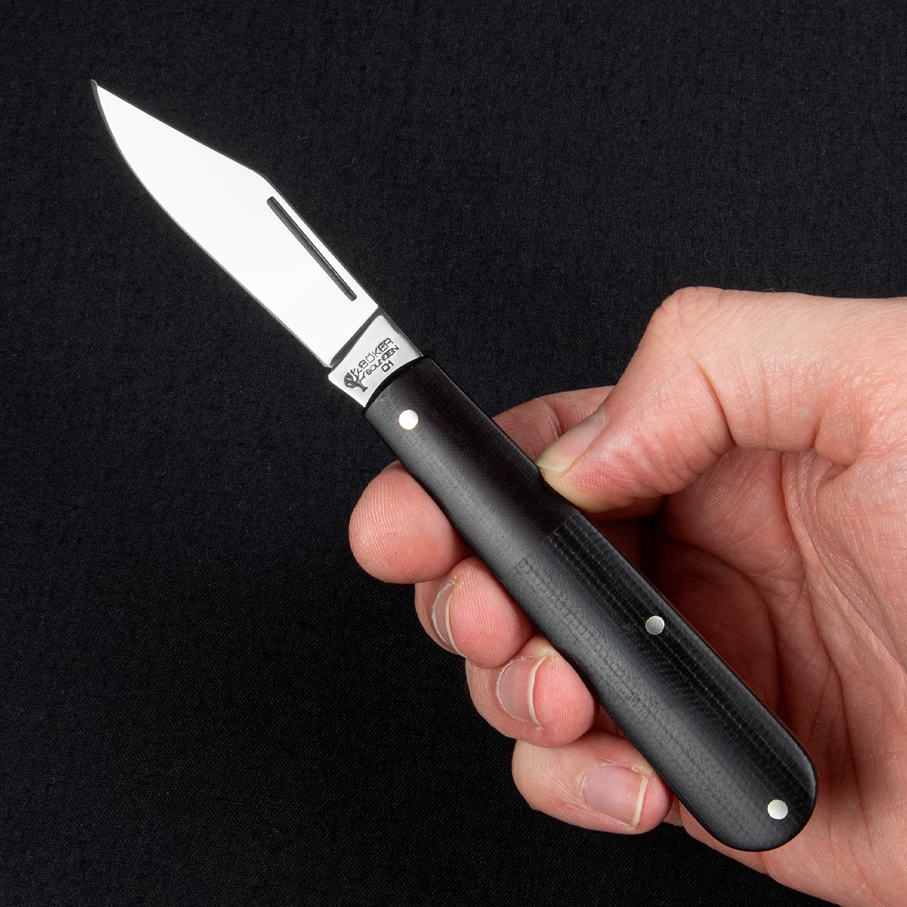 Boker Barlow Maroon Polished Folding Knife 4 Boker Barlow Maroon Polished Folding Knife - Image 2