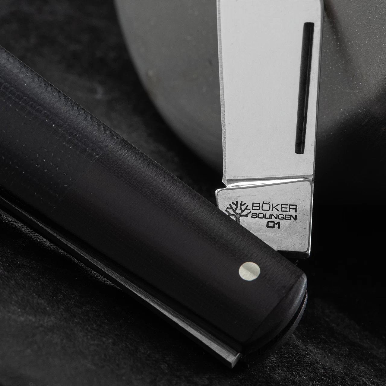 Boker Barlow Maroon Polished Folding Knife 6 Boker Barlow Maroon Polished Folding Knife - Image 4