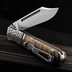 Andre De Villiers Gambler Burlwood NLA Folding Knife 15 Andre De Villiers Gambler Burlwood NLA Folding Knife -Professional Outdoor Equipment Store ADV GAMB WOOD NLA.3 30727.1672843737.1280.1280 94996.1672844613