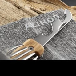 Akinod 13H25 Folding Cutlery Set 12 Akinod 13H25 Folding Cutlery Set -Professional Outdoor Equipment Store AKI02M00001 83512.1616596803