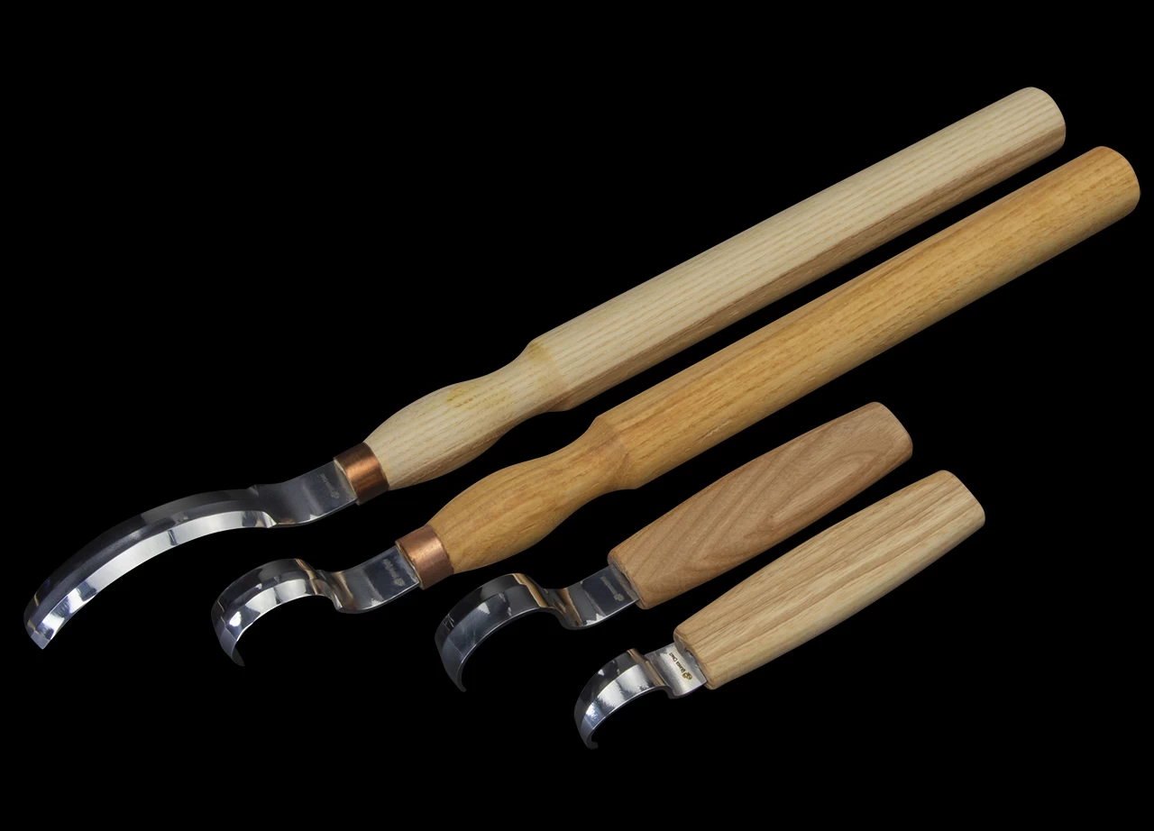 BeaverCraft Hook Knives Set Of 4 4 BeaverCraft Hook Knives Set Of 4 - Image 2