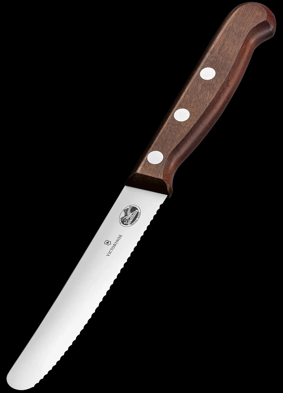 Victorinox Swiss Classic Tomato & Table Knife Wood 3 Victorinox Swiss Classic Tomato & Table Knife Wood