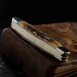 Case Stockman Amber Bone Stainless