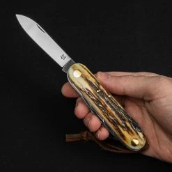 Fox Multipurpose Pocket Knife Stag 7 -Professional Outdoor Equipment Store FOX 2267 SCE.1 61935.1678276057