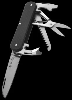 Fox Vulpis 5 Carbon Fibre Penknife -Professional Outdoor Equipment Store FOX FX VP130 SF5CF 51357.1688656809