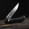 Hen And Rooster Buffalo Horn Folding Knife