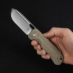 Kizer Bugai Micarta Folding Knife -Professional Outdoor Equipment Store KIV3627C1 76725.1686757349
