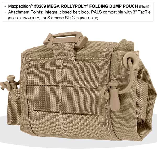 Maxpedition Mega Rollypoly Dump Pouch 11 Maxpedition Mega Rollypoly Dump Pouch - Image 9