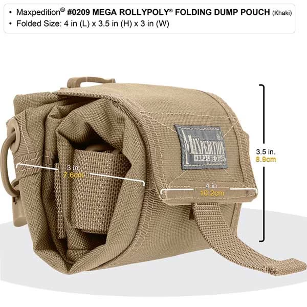 Maxpedition Mega Rollypoly Dump Pouch 8 Maxpedition Mega Rollypoly Dump Pouch - Image 6