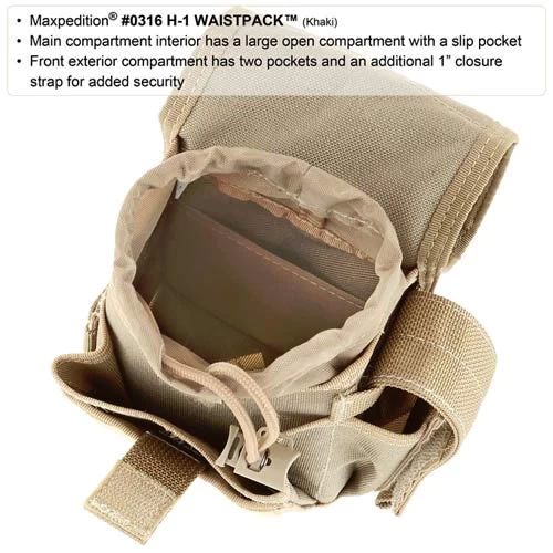 Maxpedition H-1 Waistpack 3 Maxpedition H-1 Waistpack