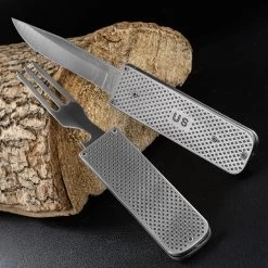 Marbles G.I. Knife And Fork Combo -Professional Outdoor Equipment Store MR652 52074.1679585147