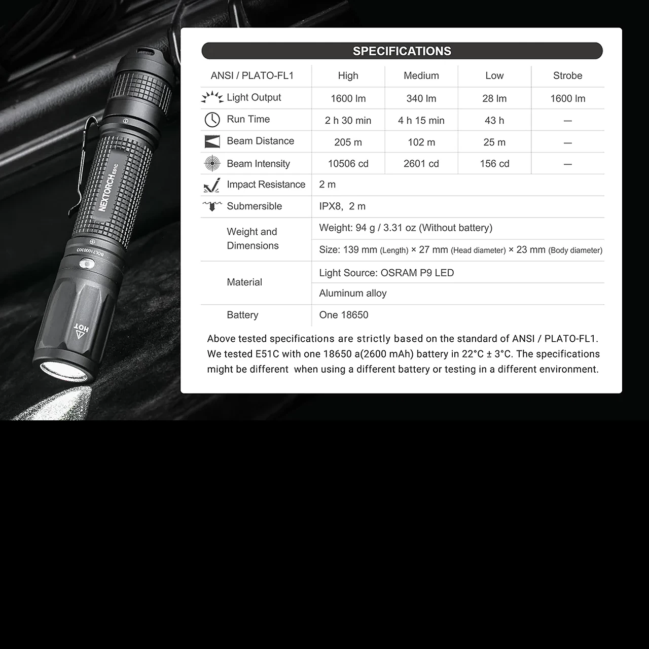 Nextorch E51C Rechargeable Pocket Flashlight 8 Nextorch E51C Rechargeable Pocket Flashlight - Image 6