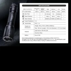 Nextorch T10L Long-Shot Flashlight WAS £299.95 35 Nextorch T10L Long-Shot Flashlight WAS £299.95 -Professional Outdoor Equipment Store NEXTORCH T10L.15 26683.1690810378