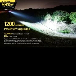 Nitecore MH10 V2 -Professional Outdoor Equipment Store NITECORE MH10V2det7 47106.1596466763