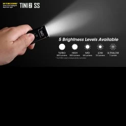 Nitecore Tini 2 Stainless Steel -Professional Outdoor Equipment Store NITECORE TINI2 SSdet2 39830.1651851231