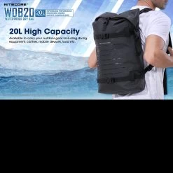 Nitecore Drybag WDB20 -Professional Outdoor Equipment Store NITECORE WDB20det3 28715.1637858028