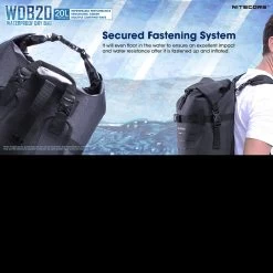 Nitecore Drybag WDB20 -Professional Outdoor Equipment Store NITECORE WDB20det5 81876.1637858028