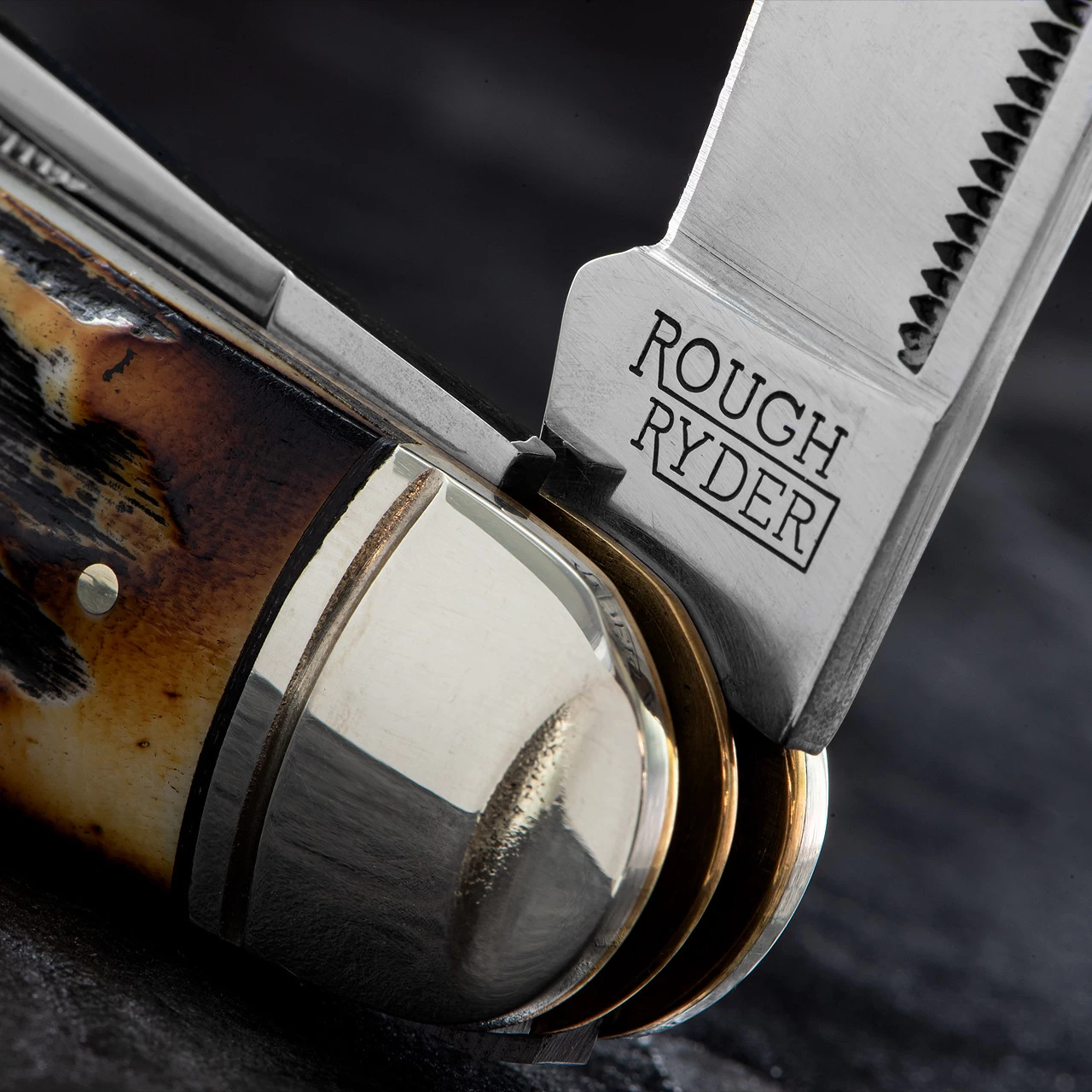 Rough Rider Cattleman Cinnamon Folding Knife 3 Rough Rider Cattleman Cinnamon Folding Knife