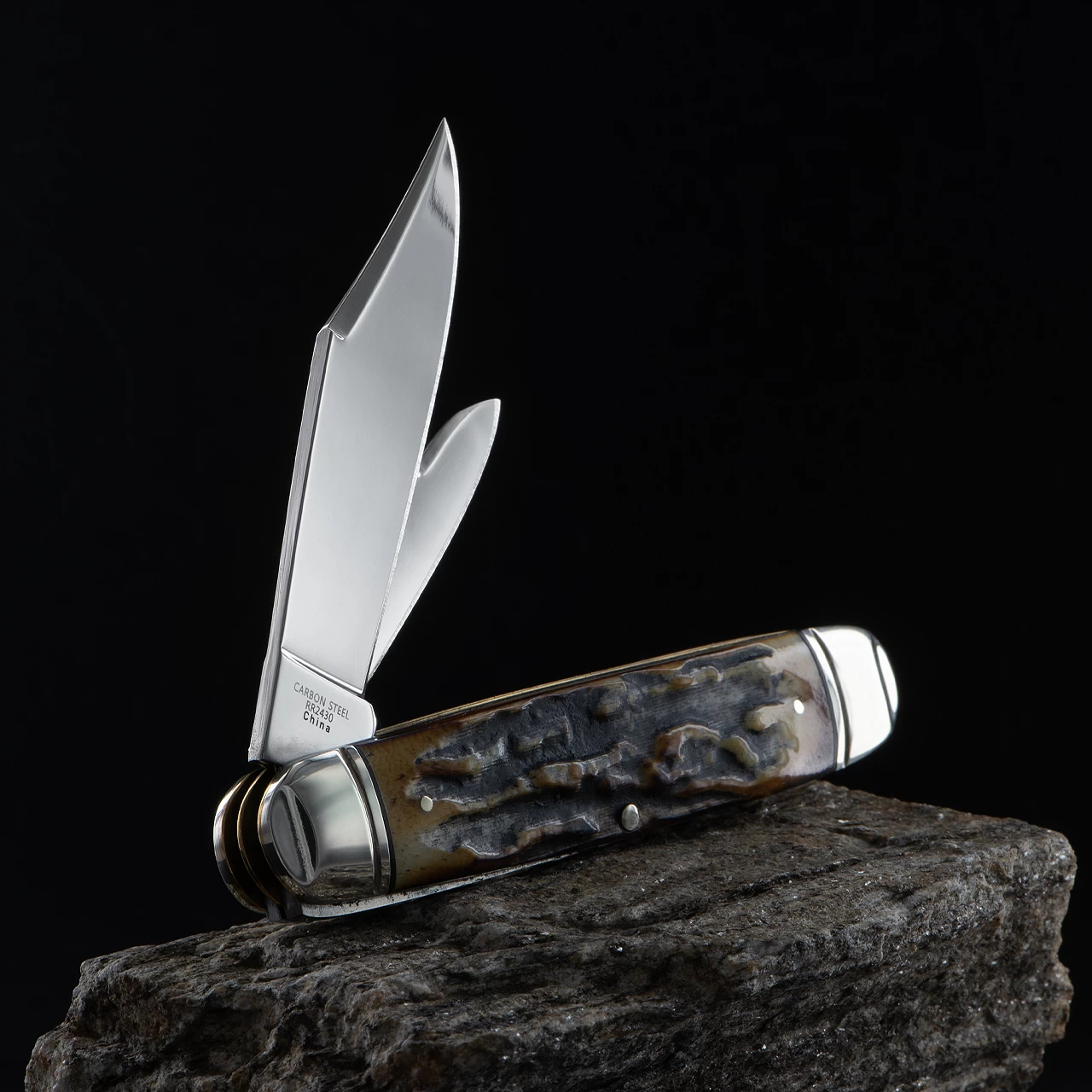 Rough Rider Cattleman Cinnamon Folding Knife 6 Rough Rider Cattleman Cinnamon Folding Knife - Image 4