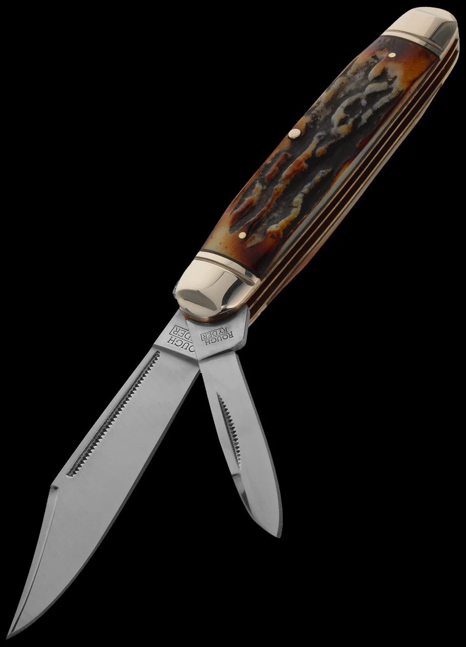 Rough Rider Cattleman Cinnamon Folding Knife 7 Rough Rider Cattleman Cinnamon Folding Knife - Image 5