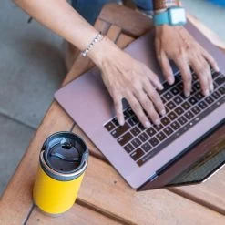 Klean Kanteen TKWide Insulated (355ml) Café Cap -Professional Outdoor Equipment Store WIT K12TKWPCC BKdet7 43999.1612456490