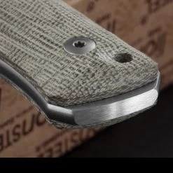 Lion Steel Bushcraft B35 Micarta Green -Professional Outdoor Equipment Store ccm ls b35cvgdet1 23906.1587424307