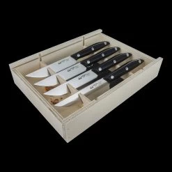 Due Cigni Steak Knife Set Of 4 -Professional Outdoor Equipment Store fox 2c1019set4det2 15068.1587424593