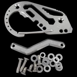 Fortius Keybiner Aluminium -Professional Outdoor Equipment Store kbn0101det2 65018.1587402809