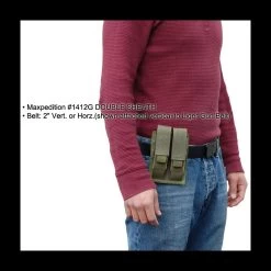 Maxpedition Double Sheath WAS £27.95 -Professional Outdoor Equipment Store maxp 1412det4 04331.1694526493