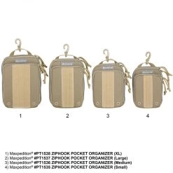 Maxpedition Ziphook Pocket Organiser Medium -Professional Outdoor Equipment Store maxp 1536det14 26925.1662381664