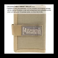 Maxpedition Urban Wallet -Professional Outdoor Equipment Store maxp 217det4 93327.1662129499