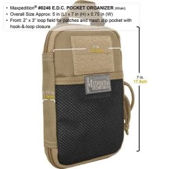 Maxpedition Pocket Organiser EDC -Professional Outdoor Equipment Store maxp 246det5 94372.1673266819