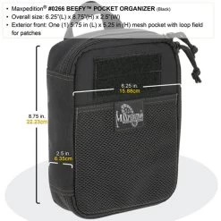 Maxpedition Pocket Organiser Beefy -Professional Outdoor Equipment Store maxp 266 bdet2 26887.1587390497