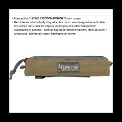 Maxpedition Cocoon Pouch 21 Maxpedition Cocoon Pouch -Professional Outdoor Equipment Store maxp 3301det11 21093.1587388702