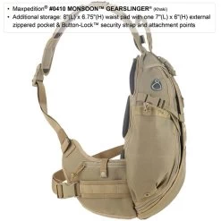 Maxpedition Monsoon Gearslinger -Professional Outdoor Equipment Store maxp 410det4 38963.1662130624