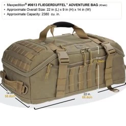 Maxpedition Fliegerduffel Adventure Bag 24 Maxpedition Fliegerduffel Adventure Bag -Professional Outdoor Equipment Store maxp 613det 11685.1587387206