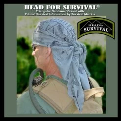 Survival Metrics Head For Survival Bandanna -Professional Outdoor Equipment Store methsdet4 67461.1587391536