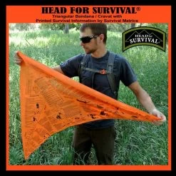Survival Metrics Head For Survival Bandanna -Professional Outdoor Equipment Store methsdet 25033.1588255538