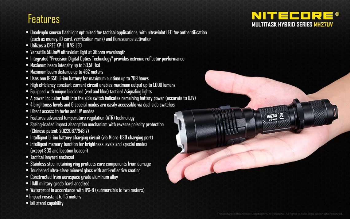 Nitecore MH27UV 15 Nitecore MH27UV - Image 13
