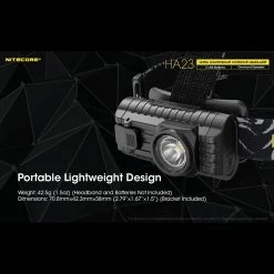 Nitecore HA23 -Professional Outdoor Equipment Store nitecore ha23det6 55371.1587419630