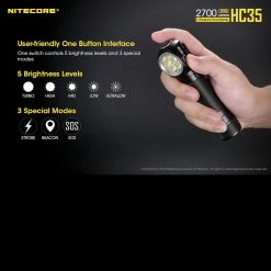 Nitecore HC35 -Professional Outdoor Equipment Store nitecore hc35det6 13091.1587423372