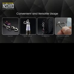 Nitecore NSH10 Snap Hook -Professional Outdoor Equipment Store nitecore nsh10det5 78553.1590675976