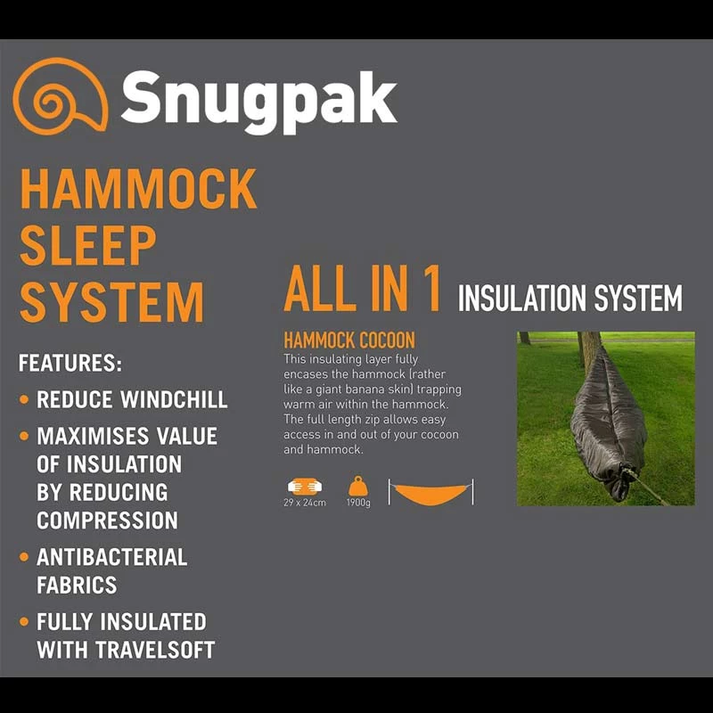 Snugpak Hammock Cocoon 4 Snugpak Hammock Cocoon - Image 2